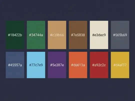 Hero Palette — Swatch Board (pixel)