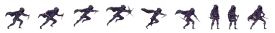 Voleur — Attaque à la dague (pixel, 8f)