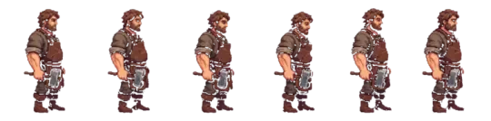 Blacksmith — Idle (pixel, 4f)