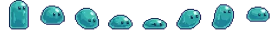 Slime — Bounce Idle (pixel, 8f)