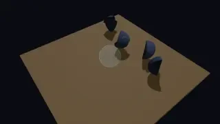 Level 1 Tennis Puzzle Ball orbited scene