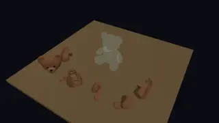 Level 2 Teddy Bear scene background