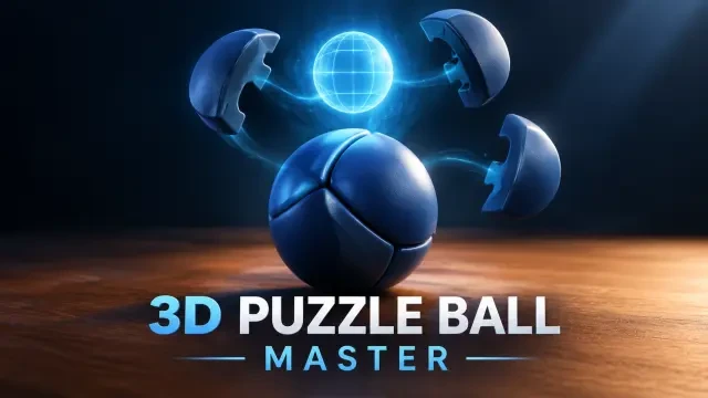 3D Puzzle Ball Master — 16:9 KI-Spielcover