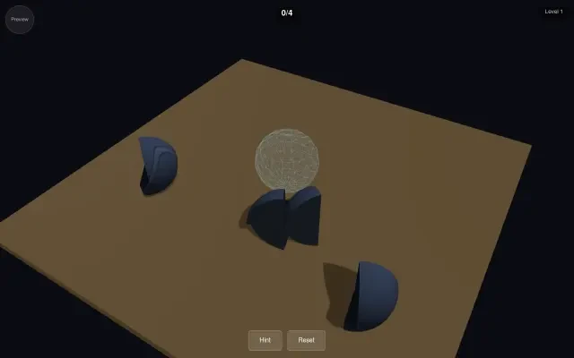 3D Puzzle Ball Master Gameplay — Umkreisen der Tischplatte