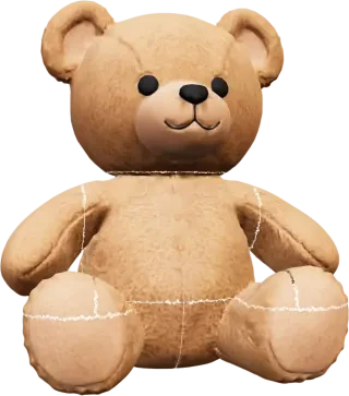 Teddy Bear transparent sprite