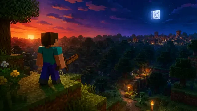Game cover — Minecraft: The First Night — Enriched