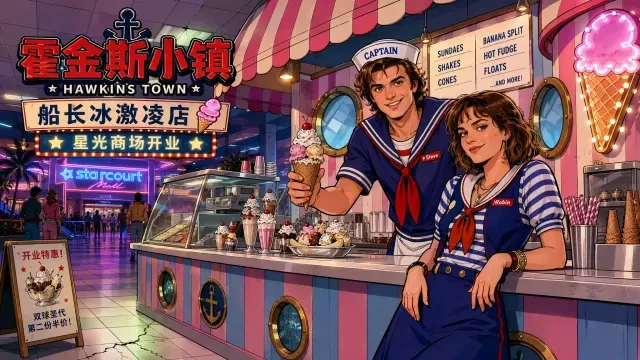 Captain Ice Cream Shop – Eröffnung der Starcourt Mall (船长冰激凌店｜星光商场开业)
