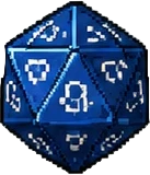 Sprite — D20 dice