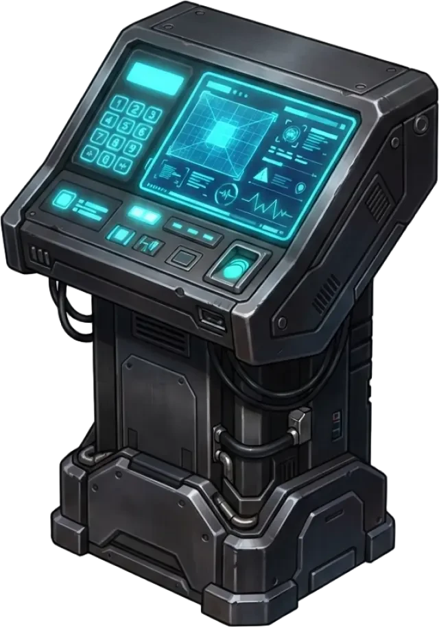 Sprite de la consola de terminal de acceso (PNG transparente)