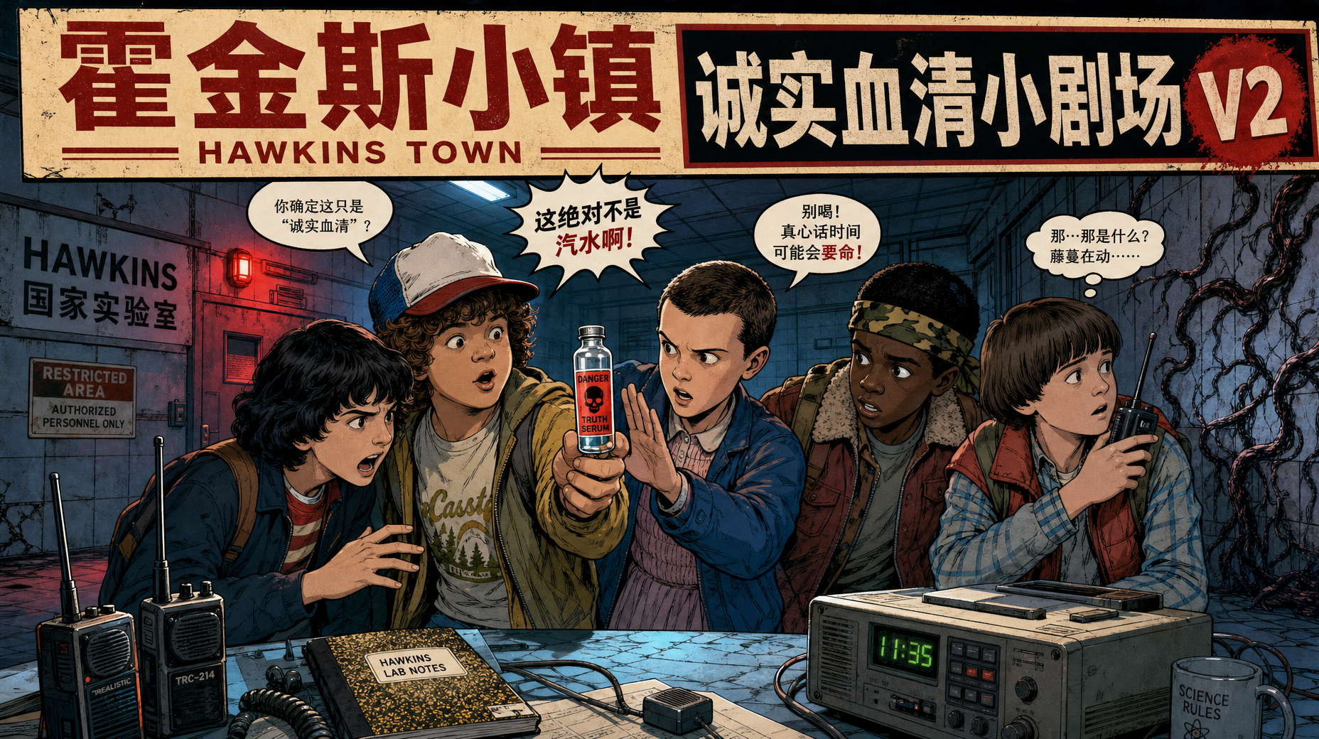 Truth Serum Mini Theater V2 — Hawkins Lab Incident (诚实血清小剧场 V2|合集)