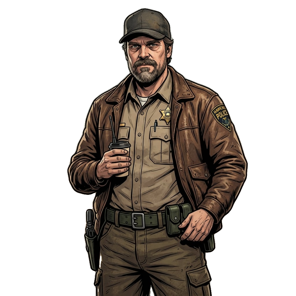 立绘——霍珀警长透明 PNG