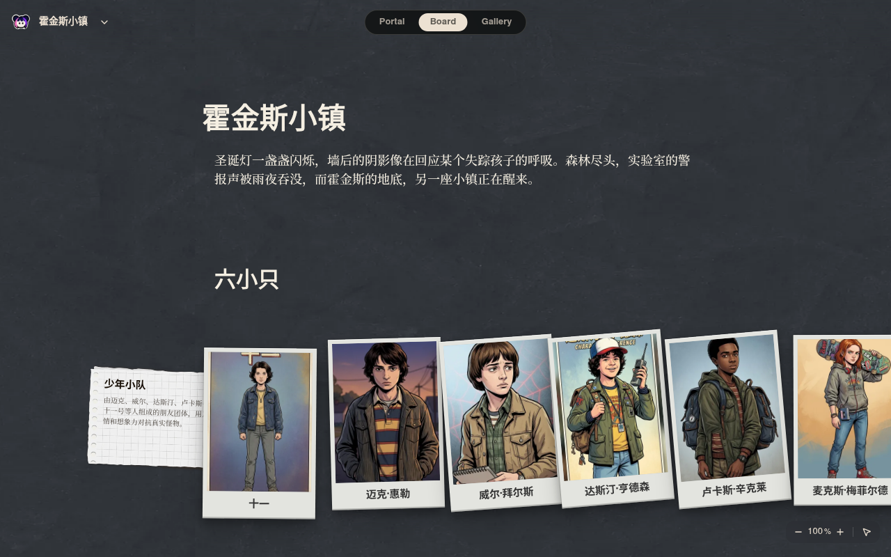 Neta Studio——霍金斯小镇故事板