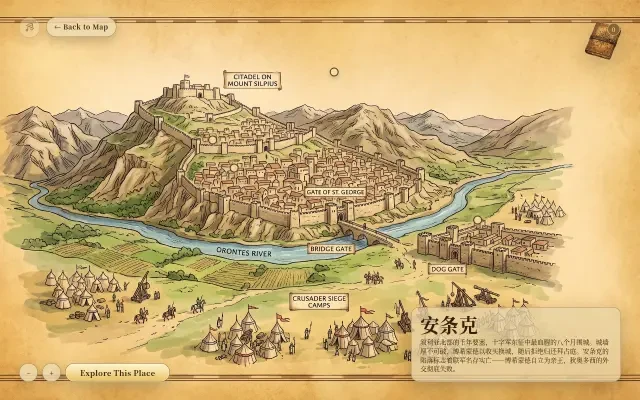 UI — Antioch location card