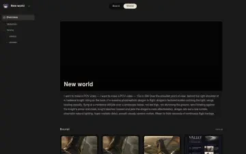 Neta Studio — world overview with the seed sentence