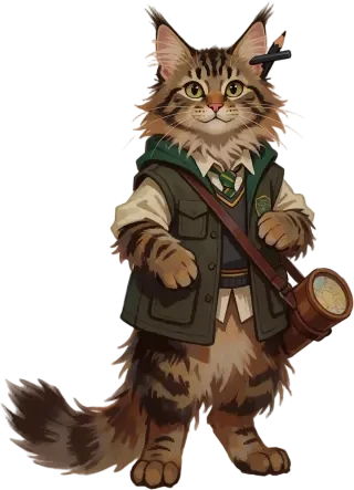 Pip Mosswhisker-Sprite (transparentes PNG)