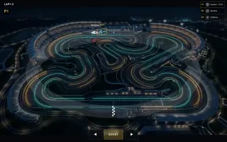 El mundo jugable — la carrera nocturna al estilo Neo-Tokyo