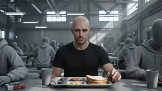 Tatsächliches Video — der mittlere Push-in über den Tisch