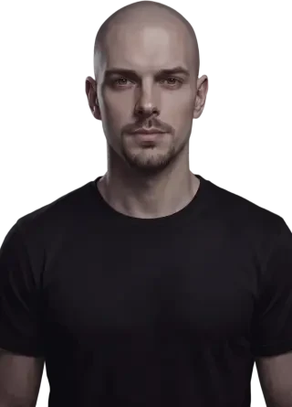 Der Mann als transparentes Sprite (Ganzkörper)
