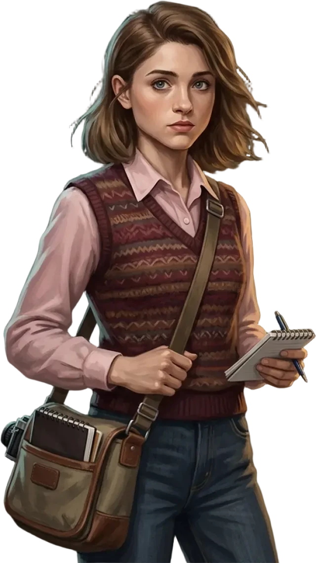 Nancy Wheeler sprite (transparent PNG)
