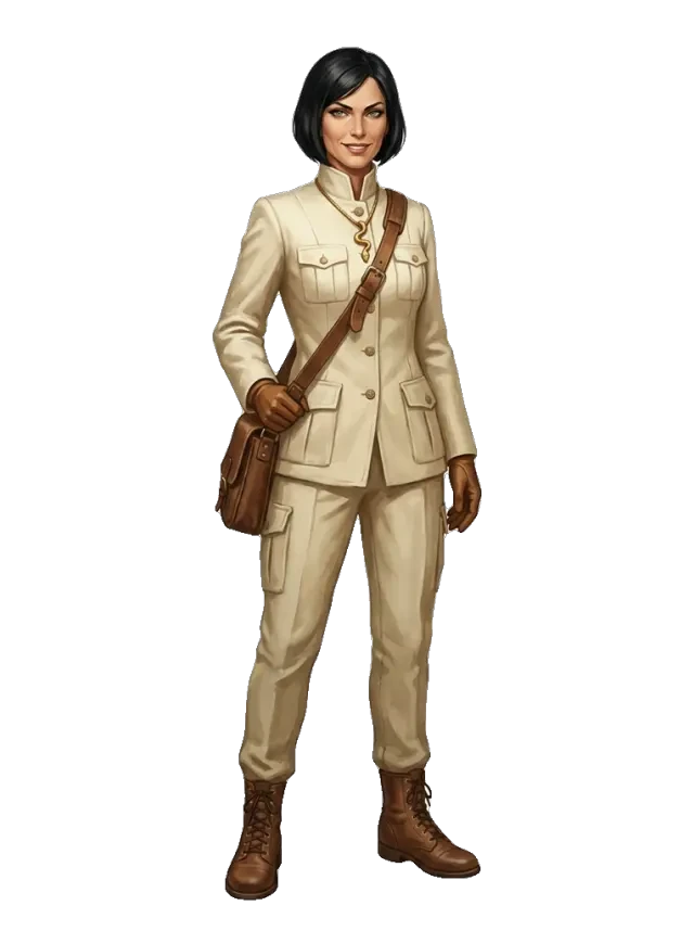 Madame Vesper neutrales transparentes Sprite