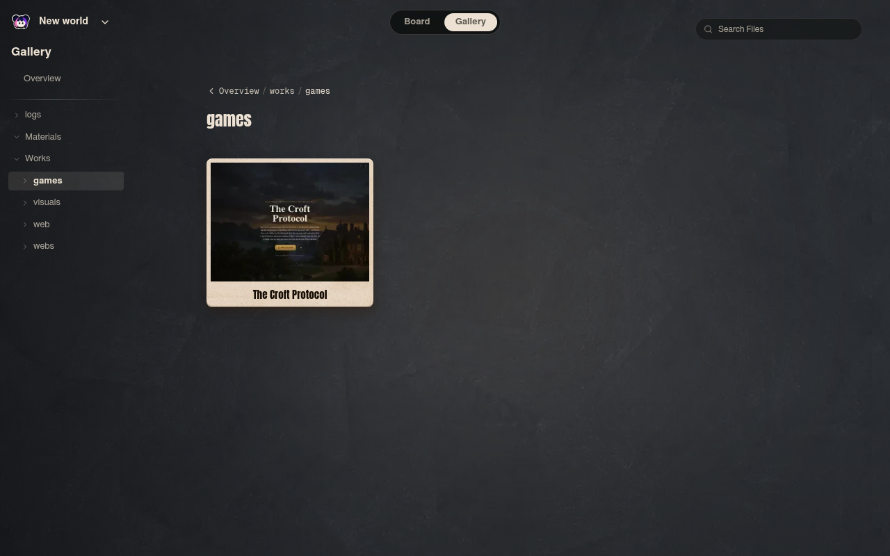 Neta Studio — The Croft Protocol games folder