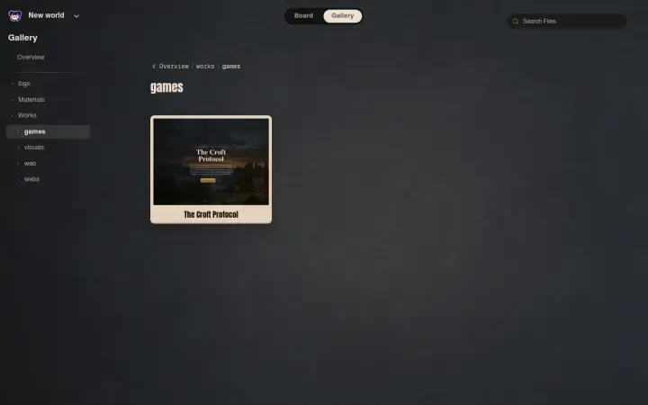 Neta Studio — The Croft Protocol Spiele-Ordner
