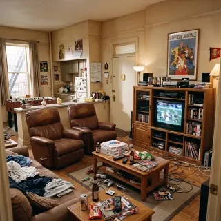 Joey and Chandler’s apartment background