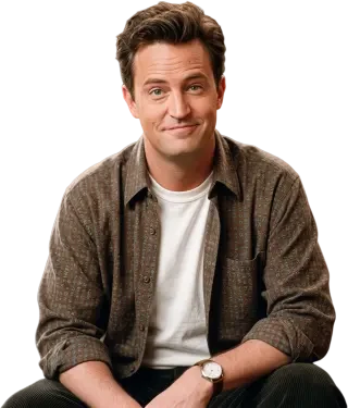 Chandler Bing — the defensive witness sprite
