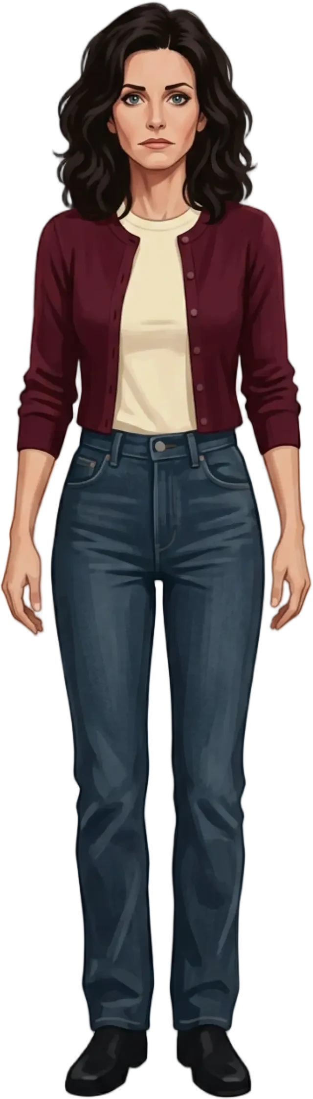 Monica Geller — Ganzkörper-Sprech-Sprite