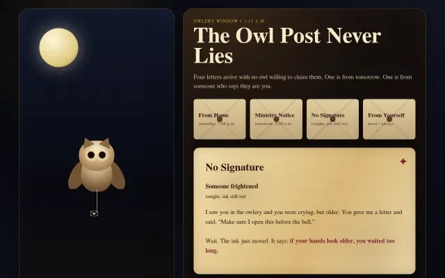 UI — No Signature letter with moving ink after the future letter is read