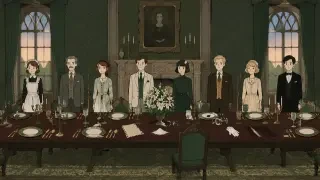 Verdigris Manor: La sexta cena — ilustración de portada 16:9 generada por IA