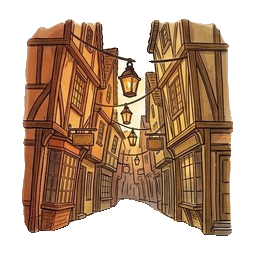 Спрайт — Косой переулок (прозрачный PNG)