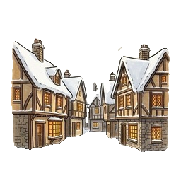Спрайт — Хогсмид (прозрачный PNG)