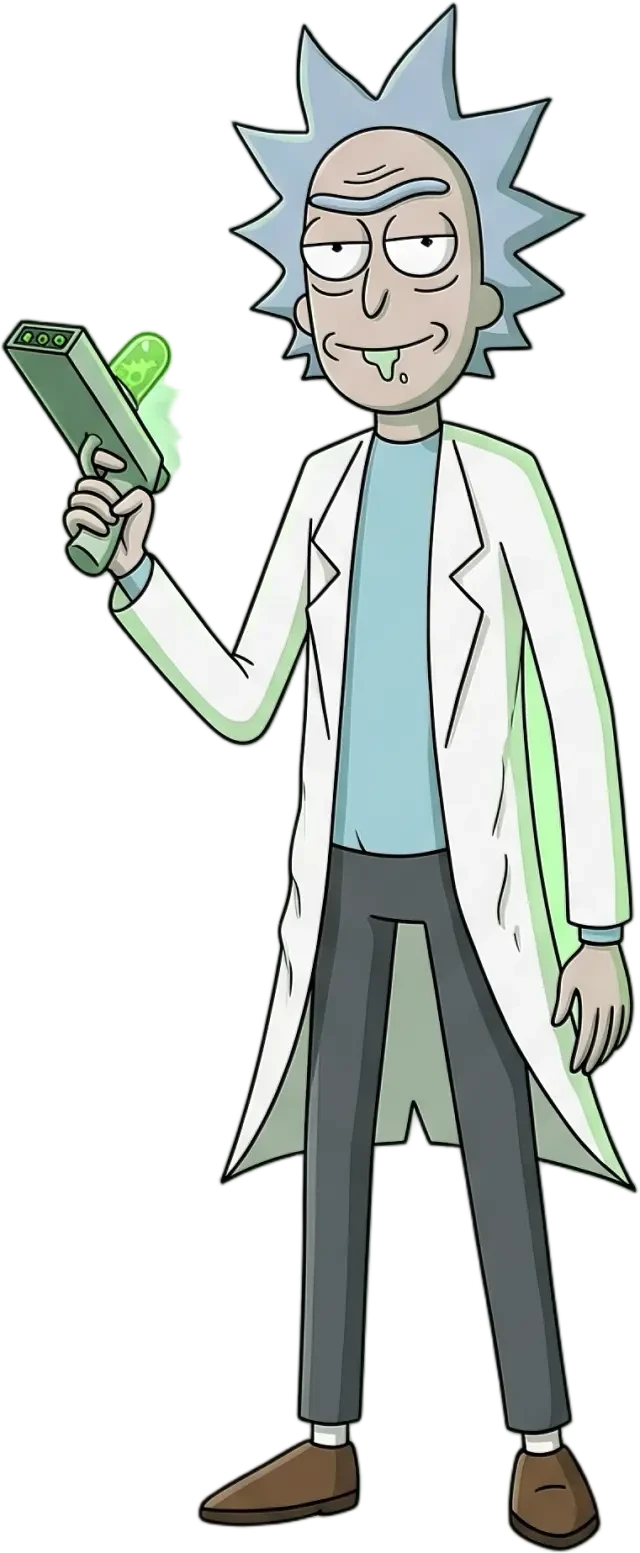 Rick Sanchez — sprite transparente (elenco del mundo)