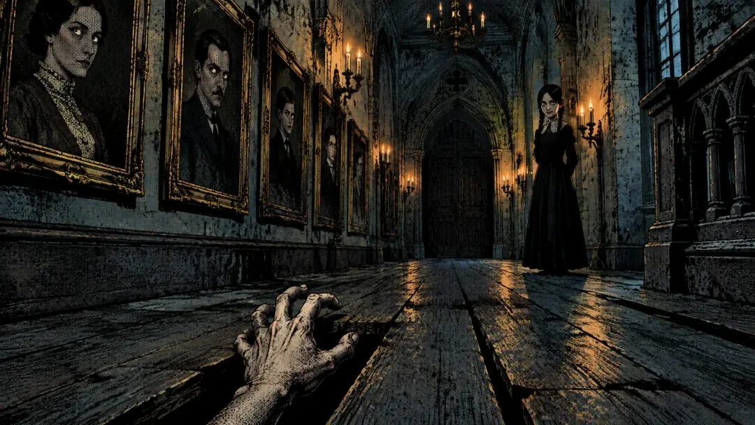 The House Already Knows You — Part 1 — Retro Halftone Gothic AI Video