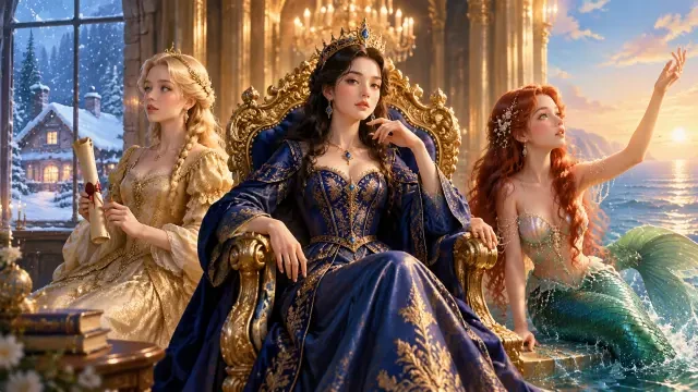 She Wakes First — Snow White, Cinderella & Ariel Wake Before the Kiss | AI Short Film