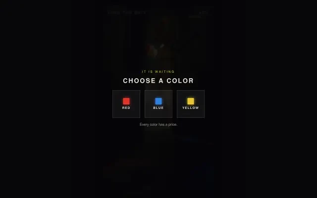 Das Gameplay — eine Farbe wählen