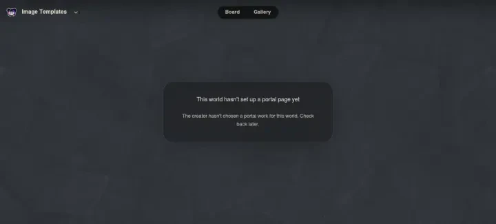 The Aether Archipelago world portal on neta.art