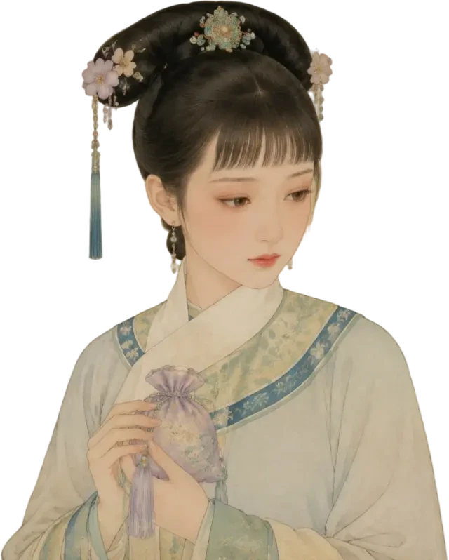 An Lingrong transparent sprite — the junior concubine of Yanxi Palace