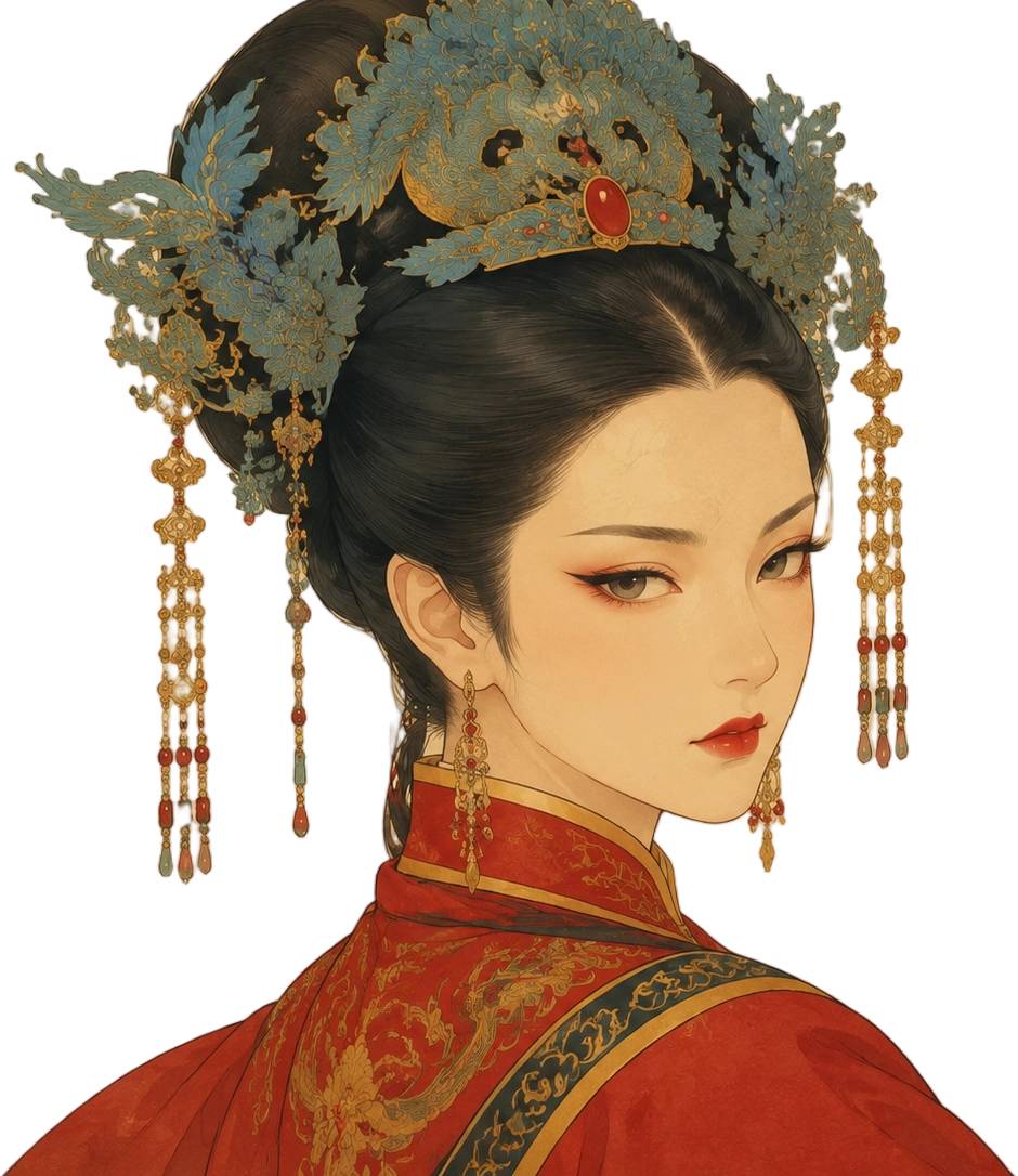 華妃の透過立ち絵 — 翊坤宮の寵妃