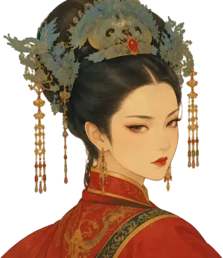 華妃の透過立ち絵 — 翊坤宮の寵妃