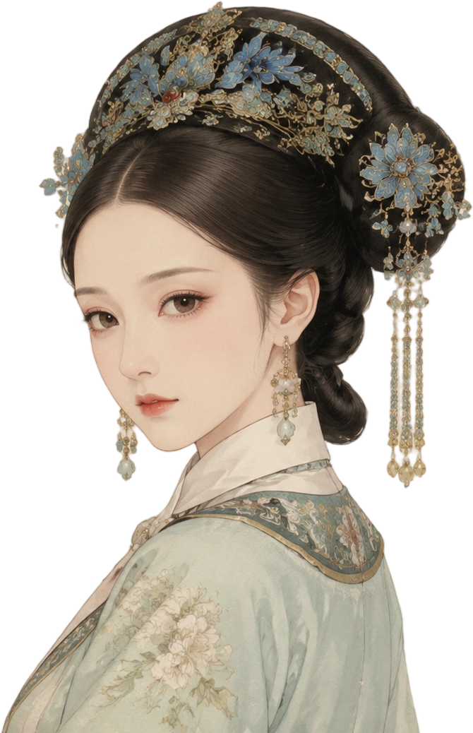 甄嬛の透過立ち絵 — 碎玉軒の貴人