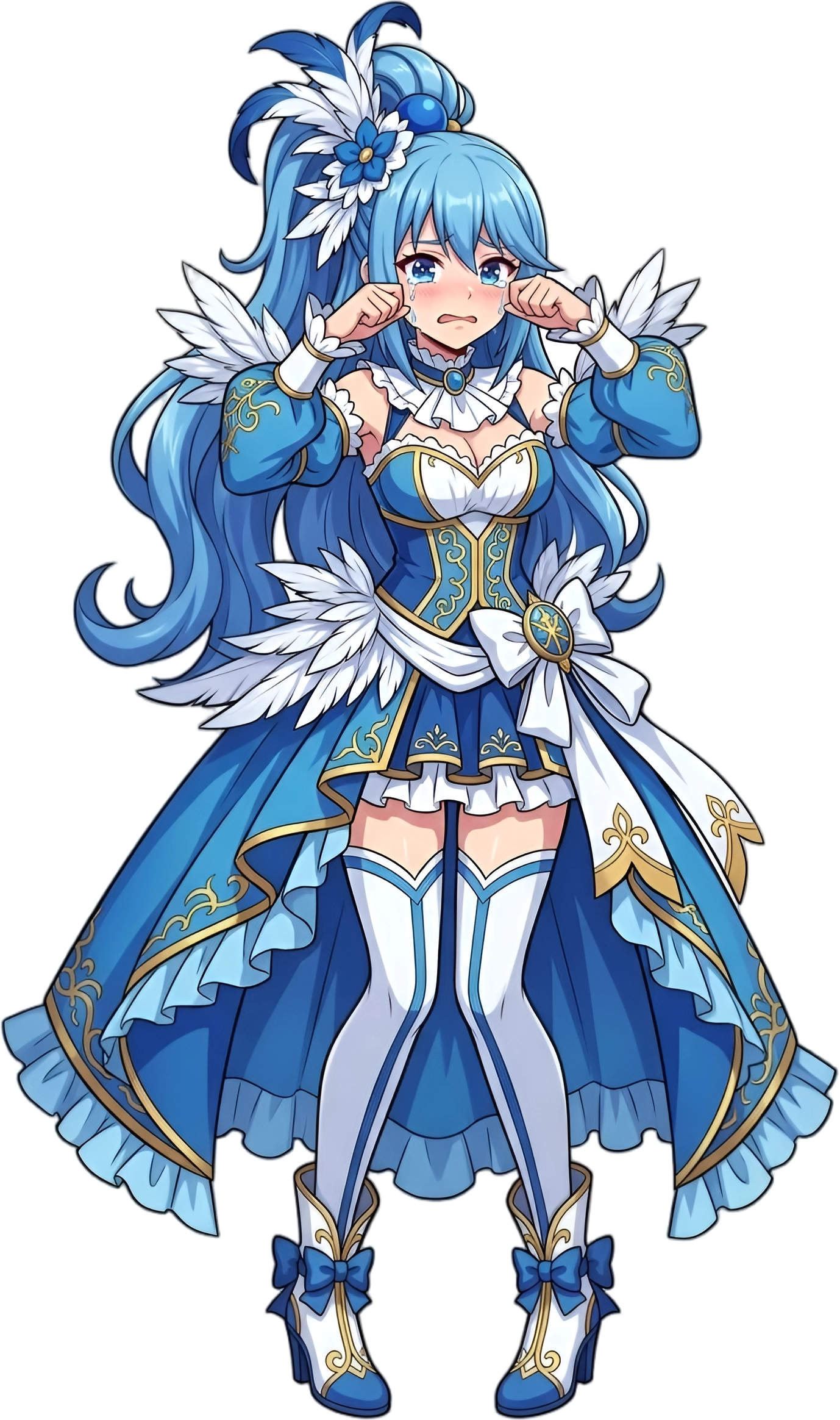Aqua cry sprite