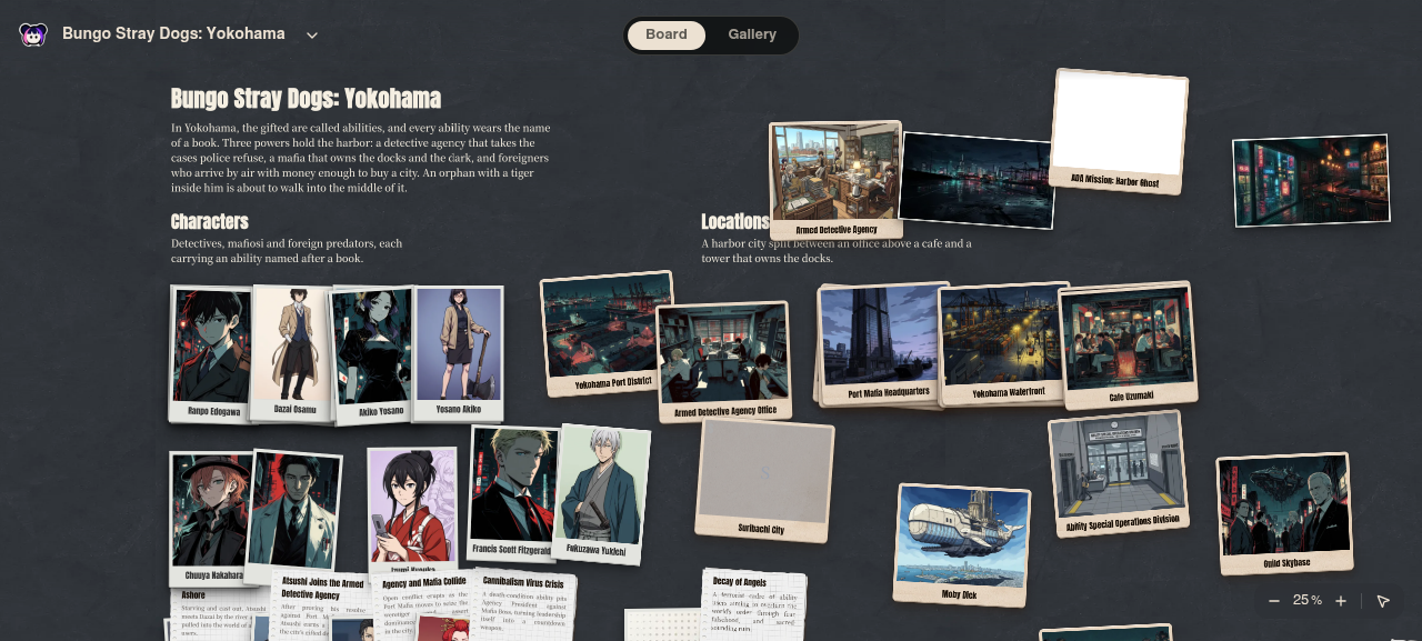 Neta Studio Interface — World Building
