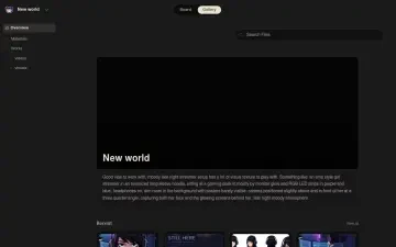 Neta Studio — ワールドシードプロンプトと最近の作品を表示するギャラリー概要