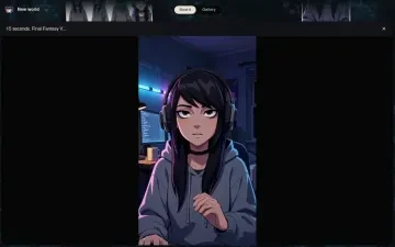 Neta Studio — 作品ビューアで開かれた完成動画