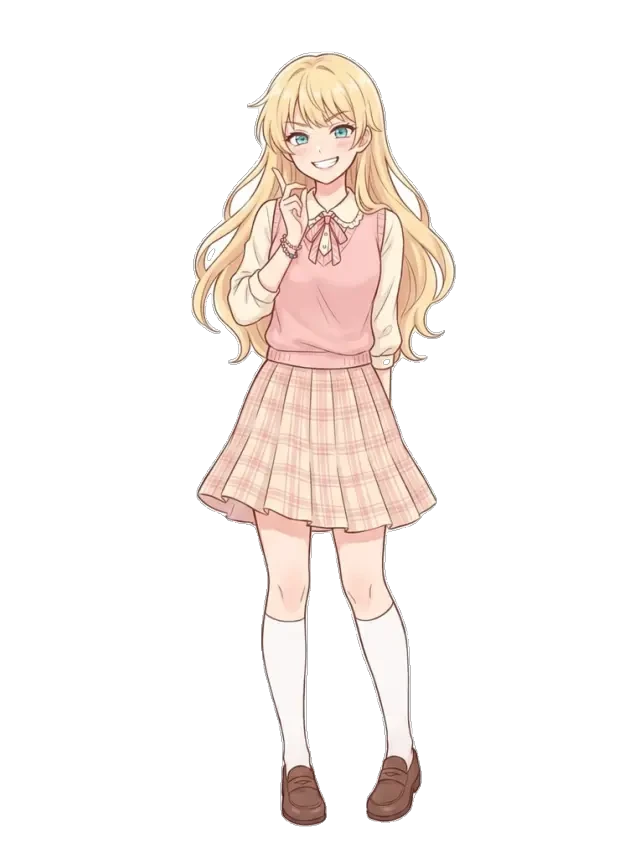 Sprite de Kaori Miyazono — enjoué