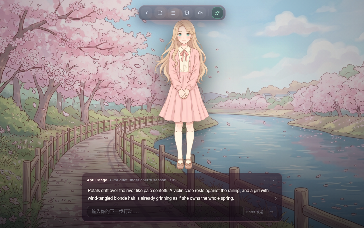 Gameplay – das erste Duett in der Kirschblütenzeit