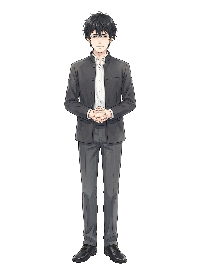 Kousei-Arima-Sprite – angespannt