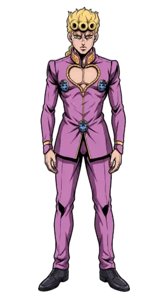 Sprite de Giorno Giovanna — tenso